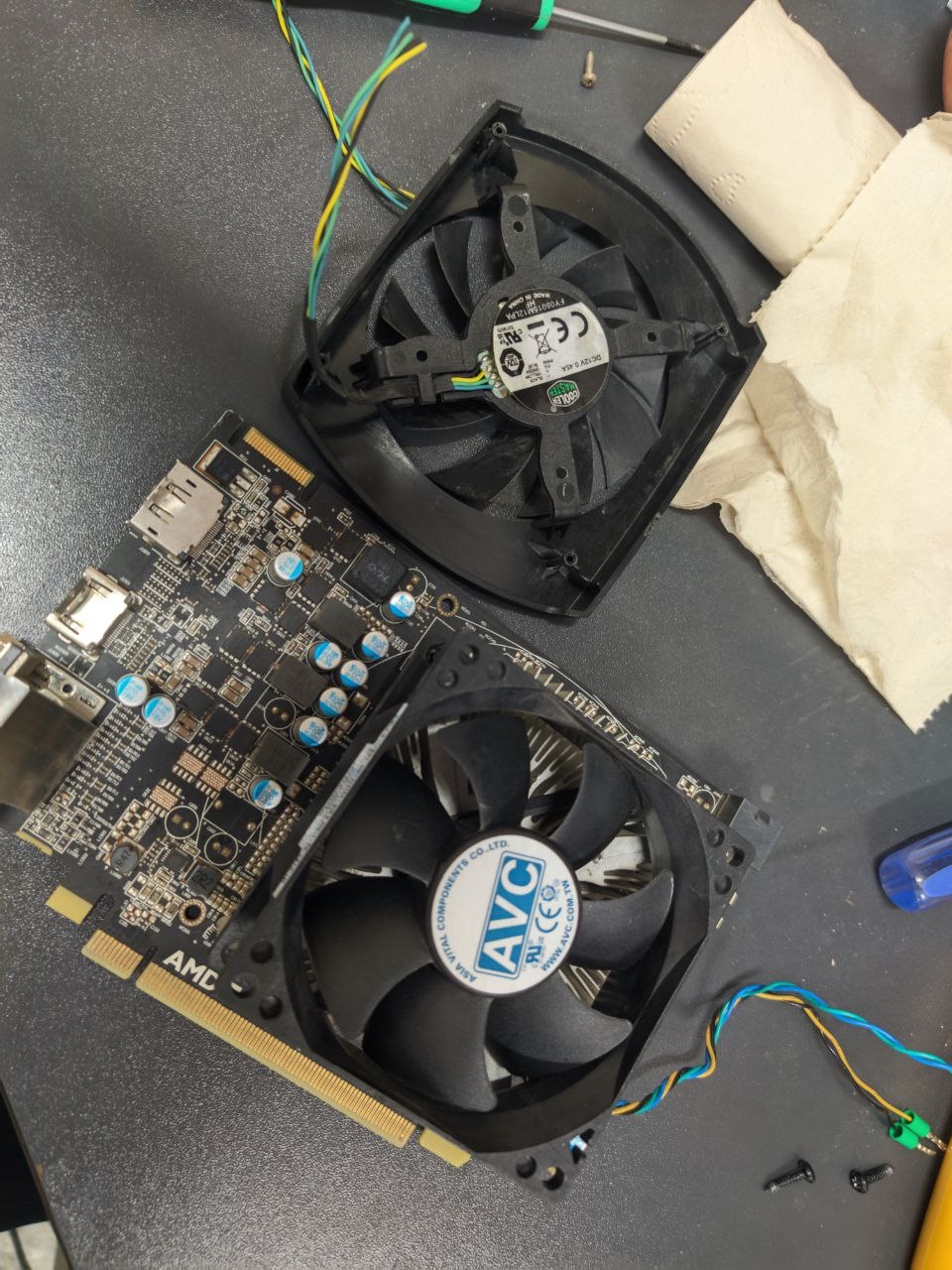 R7 370 硬改散热